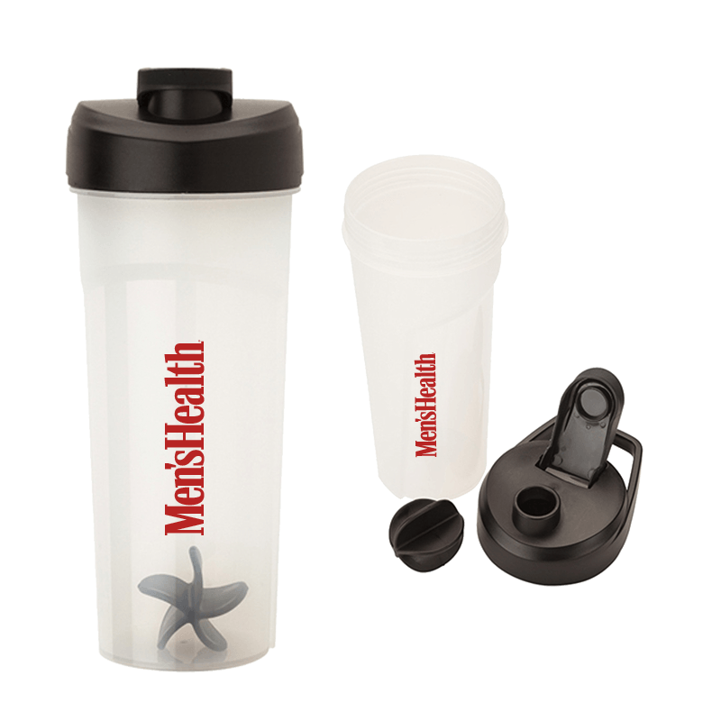 Motivational Word Mesh Protein Shaker for Women or Men, Blender Bottle