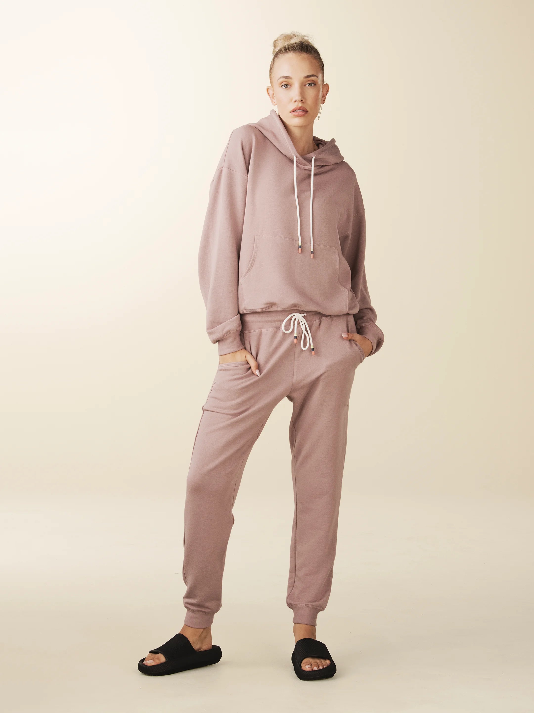 Sometime Soon Montery Hoodie - Grey Melange