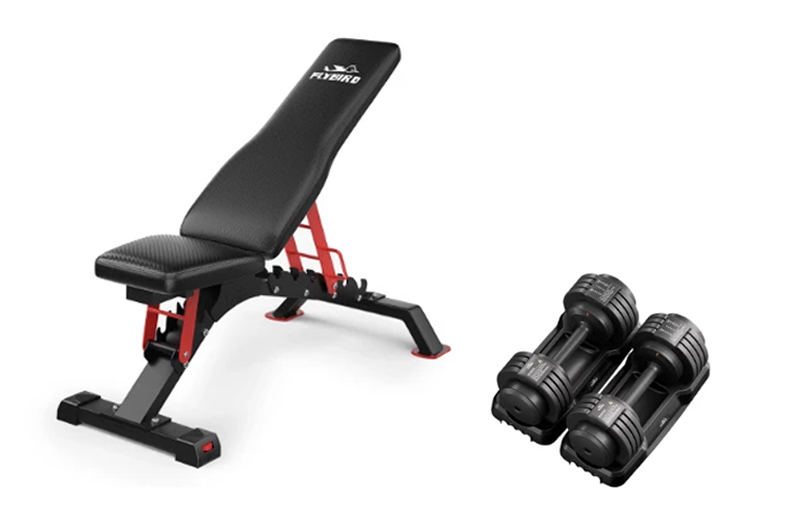 Flybird Adjustable Weight Bench With Bands Fb Lite